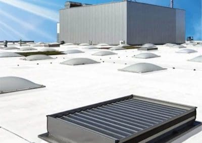 New roof system installed